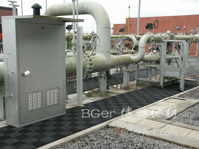 工業(yè)平臺網(wǎng)格地墊地板 防滑 抗紫外線 防腐蝕 工廠露天工業(yè)控制平臺格柵地墊 -2